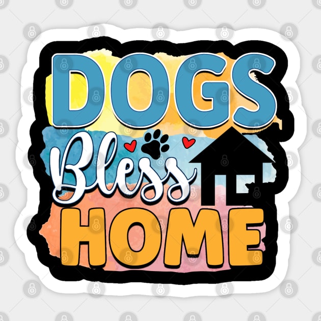 Pawsitively Hilarious: A Shirt for Dog Lovers Sticker by Steve